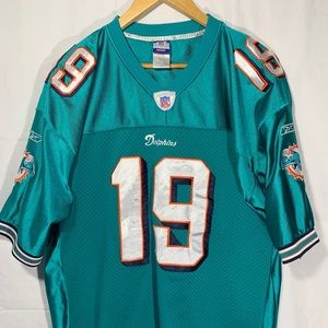 Reebok NFL Miami Dolphins Ginn Jersey Men Size 54